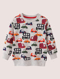 Full Printed Car Sweatshirt