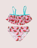 Full Printed Fruit Split Swimsuit