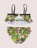 Full Printed Fruit Split Swimsuit - CCMOM