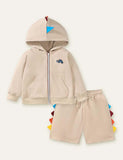 Funny Dinosaur Hooded Set - CCMOM