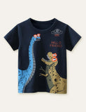 Funny Dinosaur Printed T-shirt - CCMOM