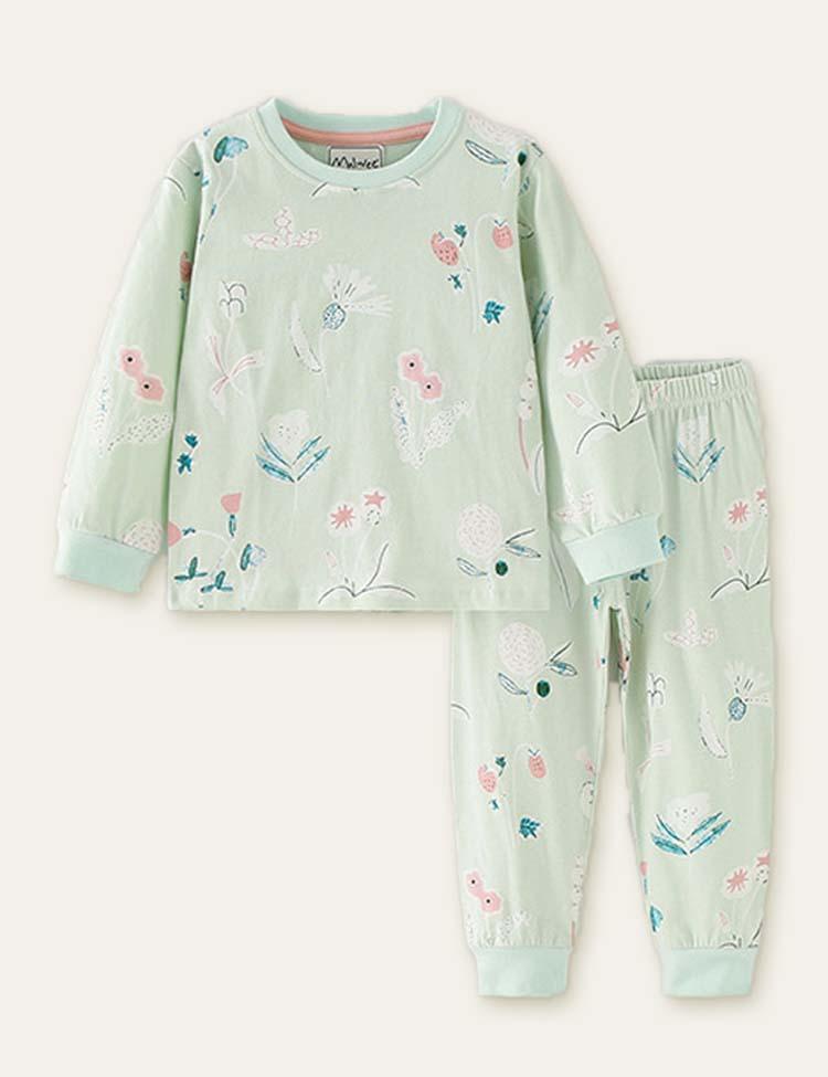 Garden Full Printed Pajamas Set - CCMOM