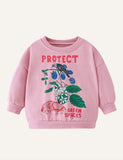 Girls' Printed Sweatshirt - CCMOM