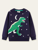 Glowing Dinosaur Printed Sweatshirt - CCMOM