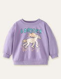 Happy Unicorn Printed Sweatshirt - CCMOM