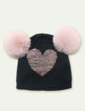 Heart Knitted Woolen Hat - CCMOM