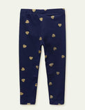 Heart Printing Leggings - CCMOM