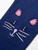Kitten Embroidered Leggings - CCMOM