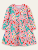 Kitty Flowers Printed Dress