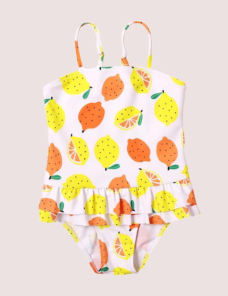 Lemon Printed Swimsuit - CCMOM