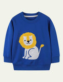 Lion Appliqué Sweatshirt