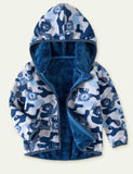 Lion Print Polar Fleece Jacket - CCMOM