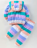 Long Sleeve Striped Sweater Suit - CCMOM