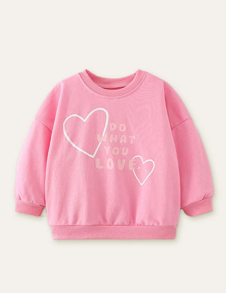 Love Printed Casual Sweatshirt - CCMOM