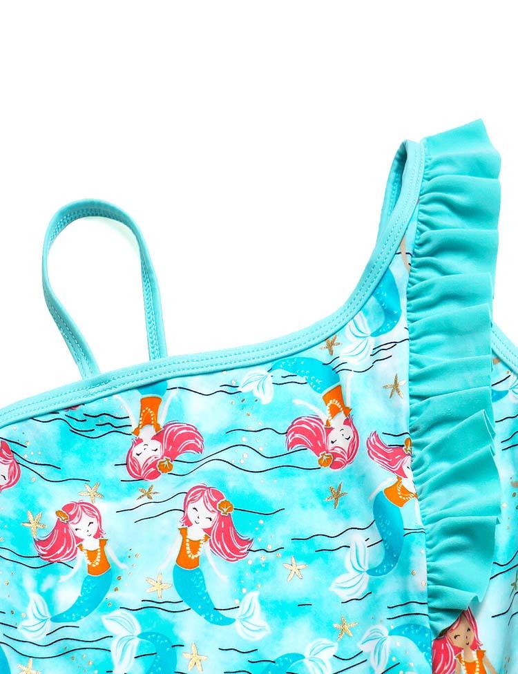 Mermaid Full Printed One-Piece Swimsuit - CCMOM