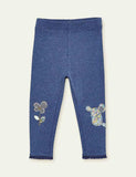 Mouse Appliqué Leggings - CCMOM