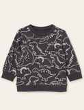 Opposite Sex Dinosaur Printed Sweater