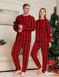 Plaid Printed Family Matching Pajamas - CCMOM