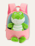 Plush Doll Crocodile Schoolbag Backpack - CCMOM