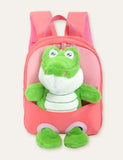 Plush Doll Crocodile Schoolbag Backpack - CCMOM