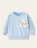 Pocket Rabbit Printed Sweatshirt