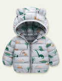 Printed down Cotton-Padded Jacket - CCMOM