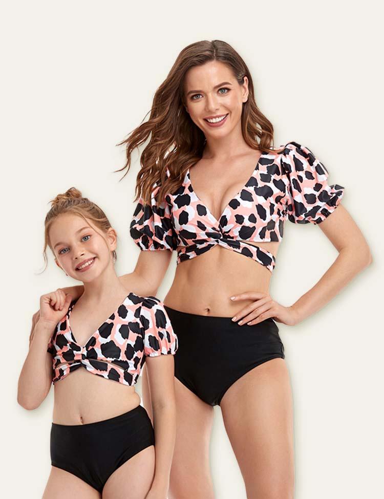 Printed Family Matching Swimsuit - CCMOM