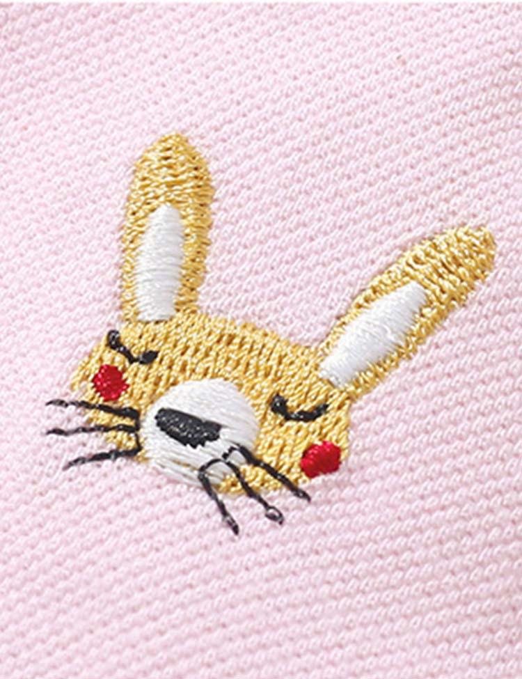 Rabbit Embroidered Dress - CCMOM