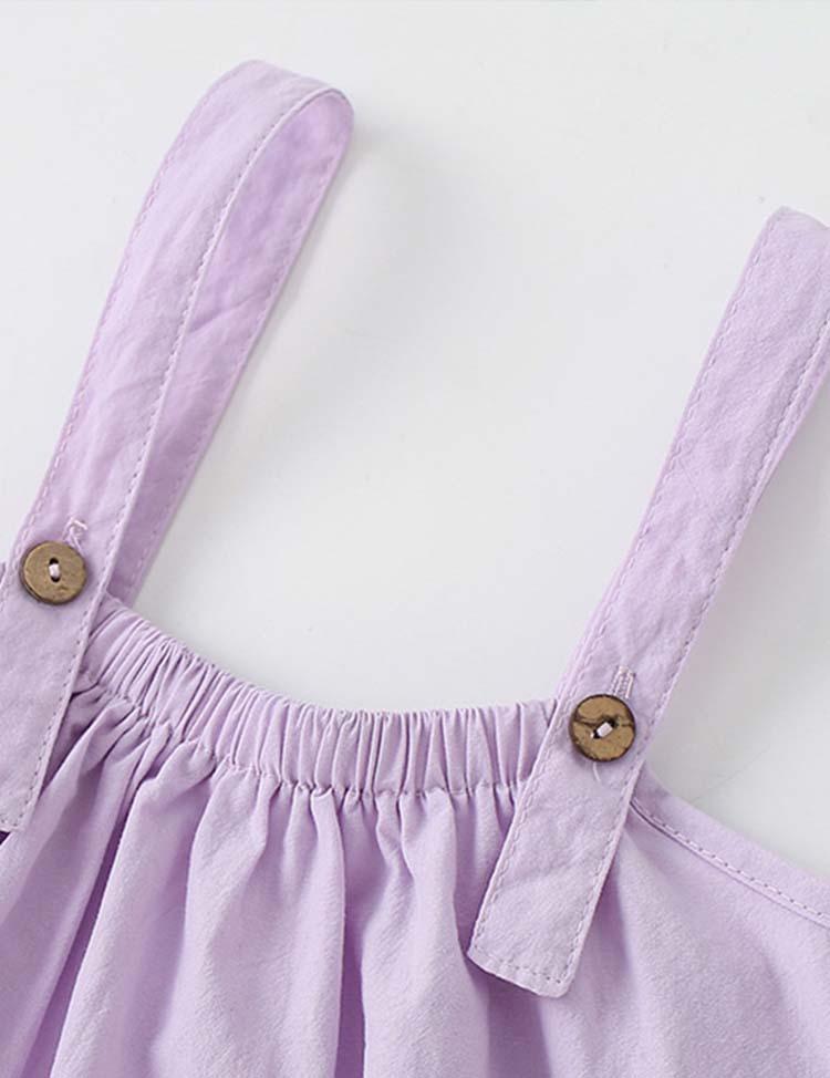 Rabbit Snail Printed Sleeveless Dress - CCMOM
