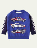 Racing Brocade Sweater - CCMOM