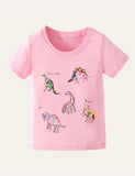 Rainbow Dinosaur T-shirt - CCMOM