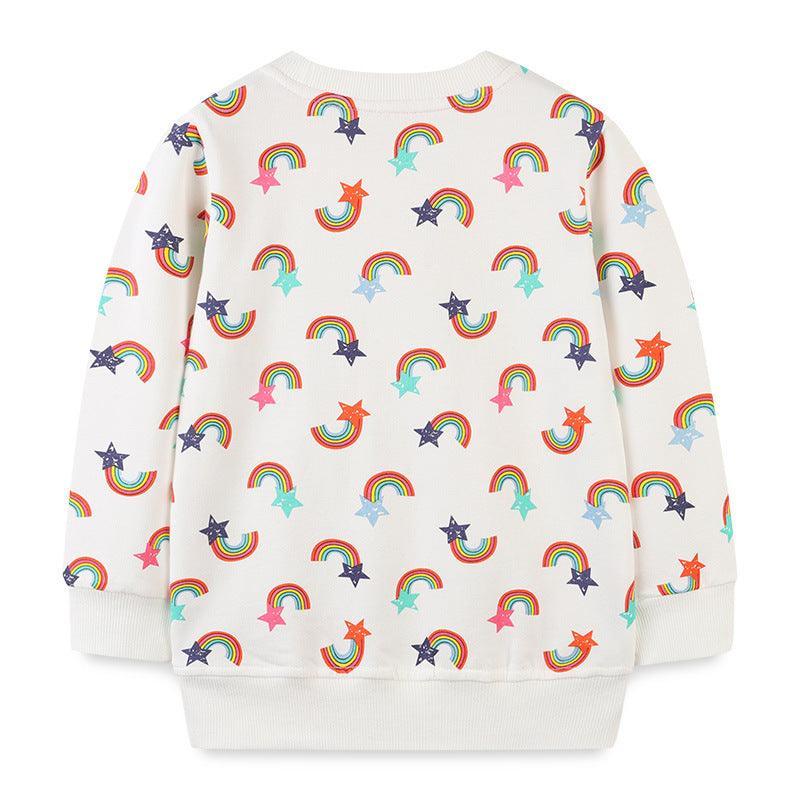 Rainbow Full Printed Sweater - CCMOM