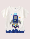 Rocket Print T-shirt - CCMOM