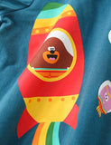 Rocket Rainbow Printed T-shirt - CCMOM