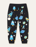 Rocket Star Printed Sweatpants - CCMOM