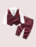 Rose Vest Party Suit