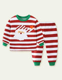 Santa Appliqué Pajama Set