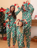 Santa Claus Printed Family Matching Pajamas