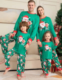 Santa Claus Printed Family Matching Pajamas Suit