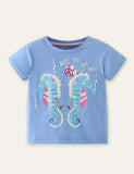 Seahorse Printed T-shirt