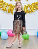 Sequin Star Princess Mesh Dress - CCMOM