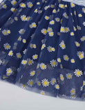 Sequined Flower Mesh Princess Dress - CCMOM