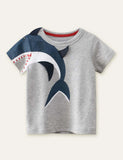 Shark Appliqué T-shirt - CCMOM