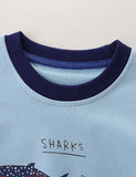 Shark Print Sweater - CCMOM