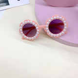 Sticky Pearl Flower Letter glasses - CCMOM