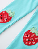 Strawberry Appliqué Leggings - CCMOM