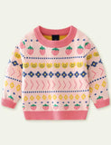Strawberry Brocade Sweater - CCMOM
