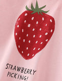 Strawberry Printed Sweatshirt - CCMOM