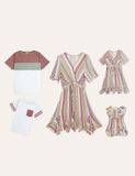 Striped Family Matching Dress - CCMOM