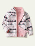 Striped Polar Fleece Jacket